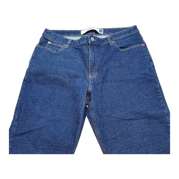 GAP SZ 16 Vintage Y2K Women's Cropped Bootcut Blue Jeans Classic Styling - Picture 2 of 7